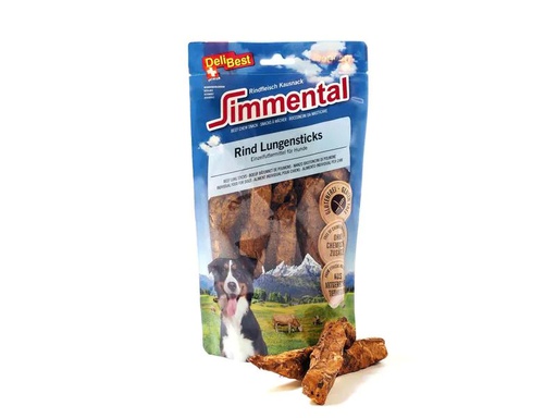 [90195842 1268571] DeliBest Kausnack Simmental Rind Lungensticks, 120 g