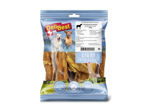 [90195853 1268564] DeliBest Kausnack Light Pferdesehnen, 200 g