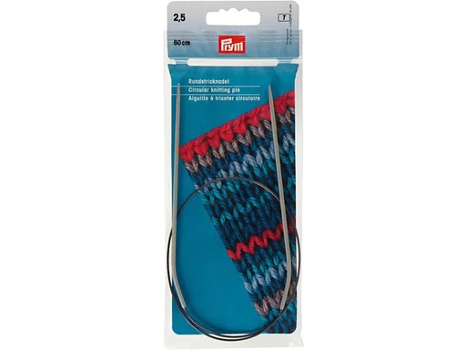 [90029445 1175069] Prym Rundstricknadel Ø 2.5 mm x 60 cm, Aluminium