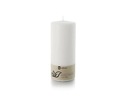 balthasar Zylinderkerze Swiss Natural Candle 15 x 6 cm Weiss