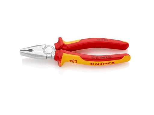 [90196616 1249510] Knipex Kombizange VDE, 200 mm, verchromt