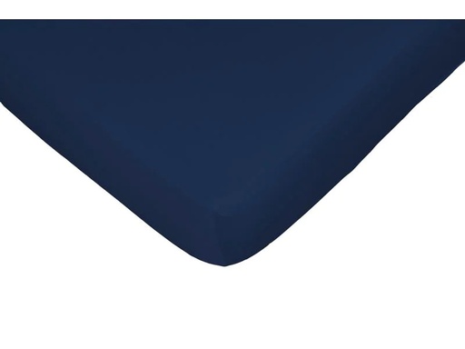 [90196968 1272955] Night Fashion Fixleintuch Jerry 90-100 x 200 cm, Marineblau