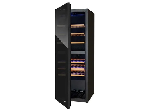 [90197001 1272583] Trisa Weinklimaschrank 7744.0145 Schwarz, Links