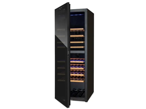 [90197003 1272582] Trisa Weinklimaschrank 7743.0145 Schwarz, Links