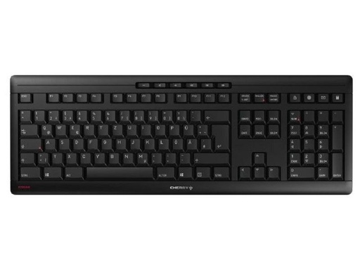 [90197319 1265710] Cherry Funk-Tastatur Stream CH-Layout Schwarz