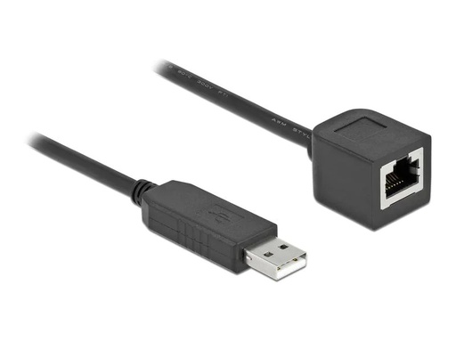 [90197466 1267710] Delock Konsolenkabel USB-A zu RS-232 RJ45, 50 cm