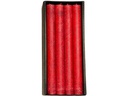 Schulthess Kerzen Stabkerze Scharlachrot 4 Stück, 24 x 2.2 cm