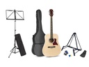 MAX Westerngitarre SoloJam Kit Natur