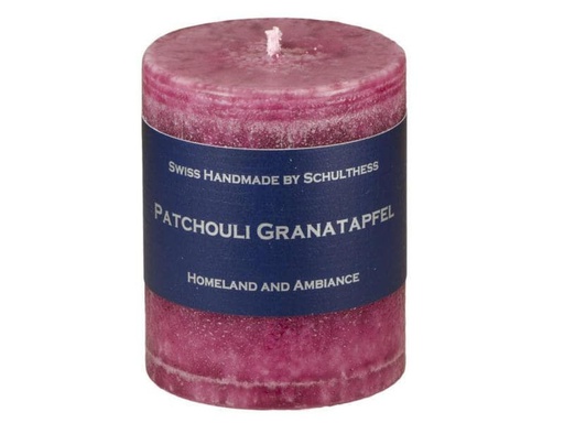 [90029760 1022723] Schulthess Kerzen Duftkerze Patchouli Granatapfel 8 cm