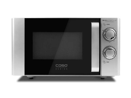 [90198146 1277541] Caso Mikrowelle MG 20 Ecostyle Ceramic Schwarz/Silber