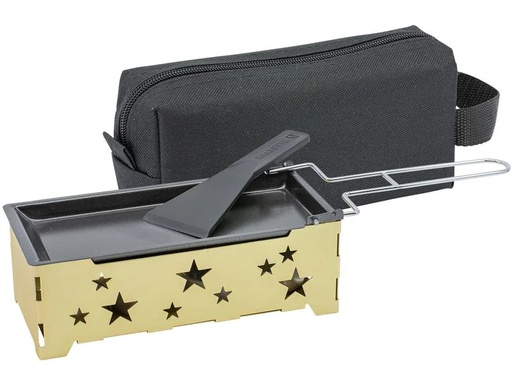 [90198189 1265636] Kadastar Teelicht-Raclette 2go Golden Star Gold/Schwarz