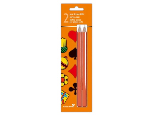 [90198268 1280178] Carta.Media Kreidestift 2 Jasskreidestifte in Blister