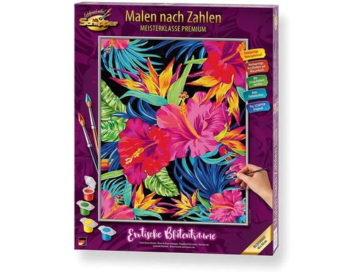 [90199380 1270176] Schipper Malen nach Zahlen Exotische Blütenträume