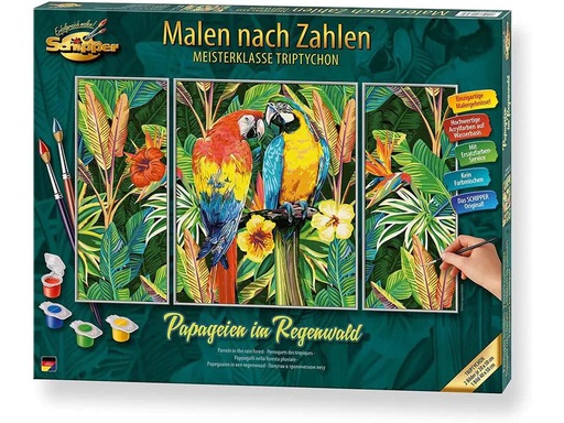 [90199399 1270175] Schipper Malen nach Zahlen Papageien im Regenwald