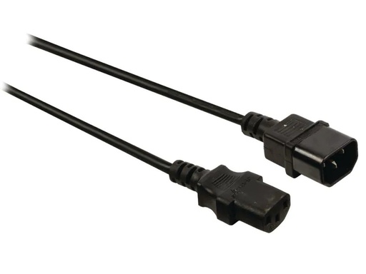 [90199606 1276387] Diggelmann Gerätekabel 0.75 m C13 - C14 Schwarz