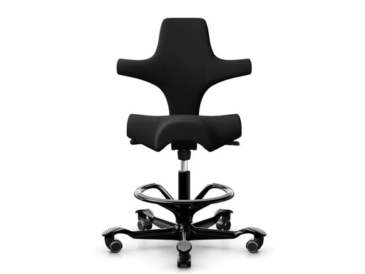 [90199768 1265045] HÅG Bürostuhl Capisco 8106 mit Fussring Schwarz