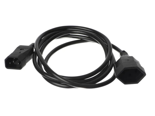 [90199776 1276392] Diggelmann Verlängerungskabel 1.5 m T13 - C14 Schwarz