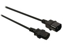 Diggelmann Gerätekabel 1.5 m C13 - C14 Schwarz