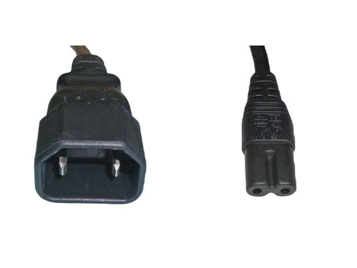 [90199828 1276400] Diggelmann Gerätekabel 1 m C7 - C14 Schwarz
