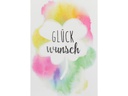 ABC Glückwunschkarte Kleeblatt 7 x 10 cm