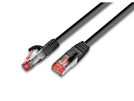 [90030496 149864] Wirewin Patchkabel RJ-45 - RJ-45, Cat 6, S/FTP, 1 m, Schwarz