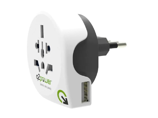 [90200627 1278933] Q2Power Country-Reiseadapter World-IT