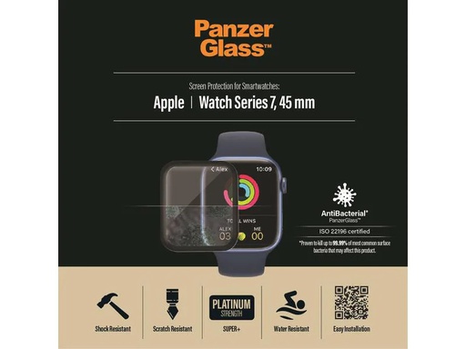 [90200728 1274545] Panzerglass Displayschutz AB Apple Watch Series 7/8 (45 mm)