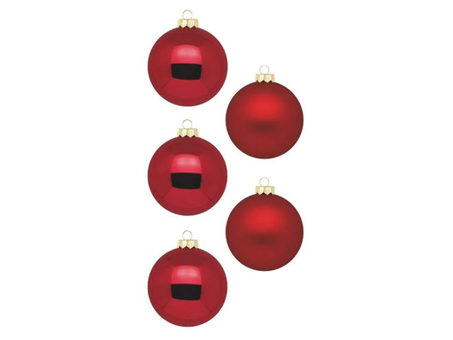 [90200796 1188292] INGES CHRISTMAS DECOR Weihnachtskugel Ochsenblut Ø 3 cm 24 Stück