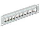 Delock Patchpanel 12 Port, Keystone 10 Rack