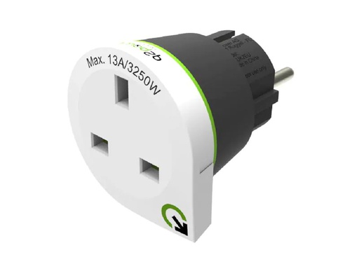 [90200994 1278938] Q2Power Country-Reiseadapter UK-EU