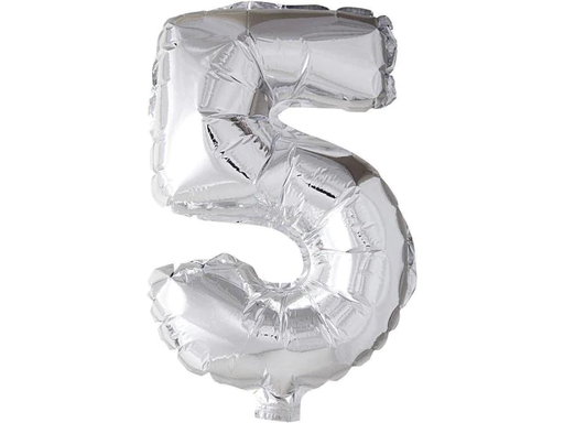 [90030832 719176] Creativ Company Folienballon 5 Silber