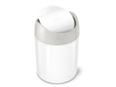 Simplehuman Abfalleimer 1.5 l, Weiss