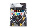 Carioca Wachsmalstifte Metallic E-8 Mehrfarbig