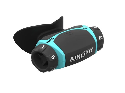 [90201686 1284169] AIROFIT Atemtrainer Active, Schwarz/Türiks
