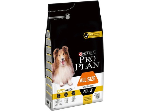 [90201791 1279476] Purina Pro Plan Trockenfutter All Size Adult Light/Sterilised Huhn, 3 kg
