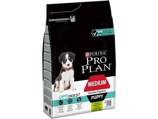 [90201811 1279495] Purina Pro Plan Trockenfutter M Puppy Sensitive Digestion Lamm, 3 kg