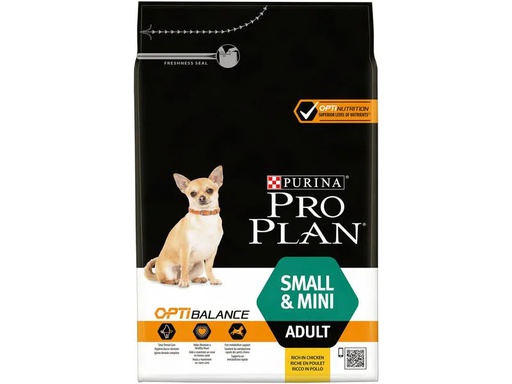[90201813 1279465] Purina Pro Plan Trockenfutter S/Mini Adult Everyday Nutrition Huhn, 3 kg