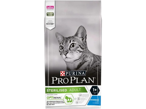 [90201816 1266589] Purina Pro Plan Trockenfutter Steril. Renal Plus Adult mit Kaninchen 1.5 kg