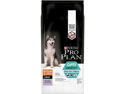 [90201817 1279483] Purina Pro Plan Trockenfutter M/L Adult Sens. Dig. Grainfree Truth., 12 kg
