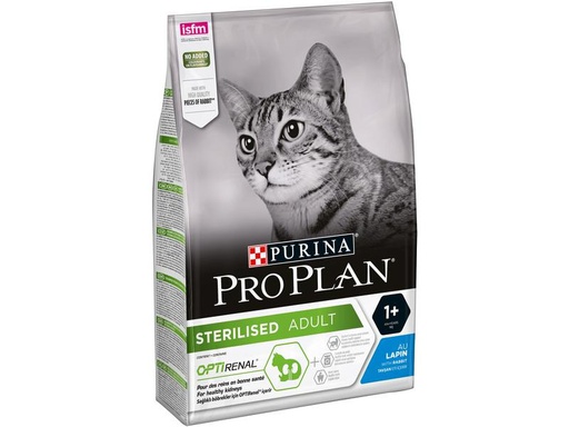[90201833 1266570] Purina Pro Plan Trockenfutter Steril. Renal Plus Adult mit Kaninchen 3 kg
