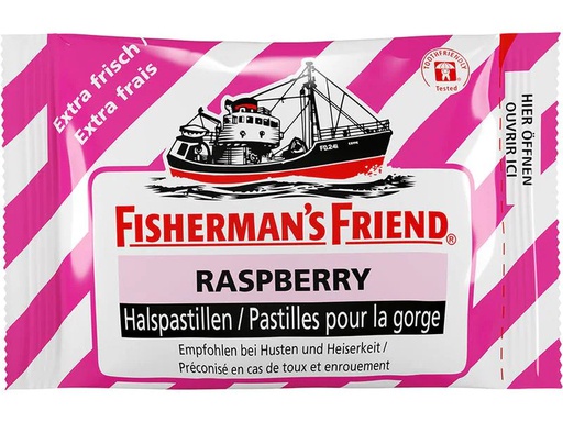 [90201840 1289496] Fisherman's Bonbons Raspberry 25 g