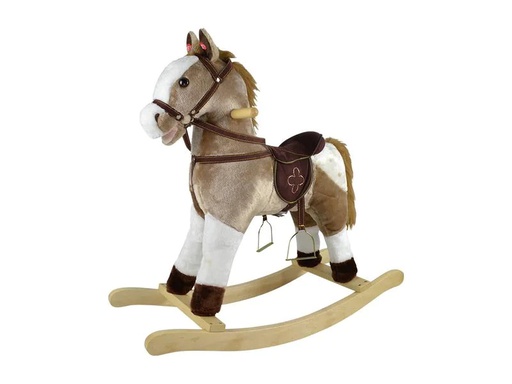[90031016 1078645] Knorrtoys Schaukelpferd Levi Braun/Weiss