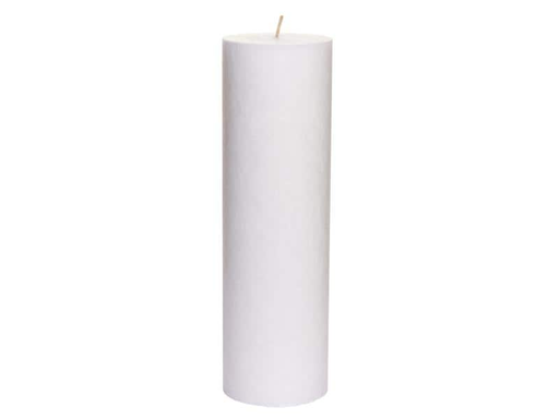 [90031080 961551] Herzog Kerzen AG Stumpenkerze Kristallo Alto 20 cm Weiss