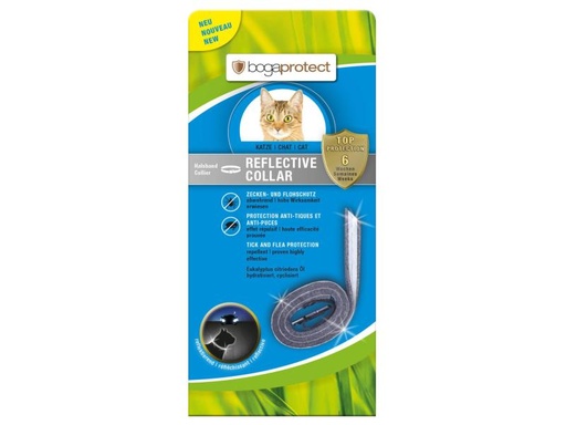 [90031109 968154] bogar Anti-Parasit-Halsband bogaprotect Katze reflektierend