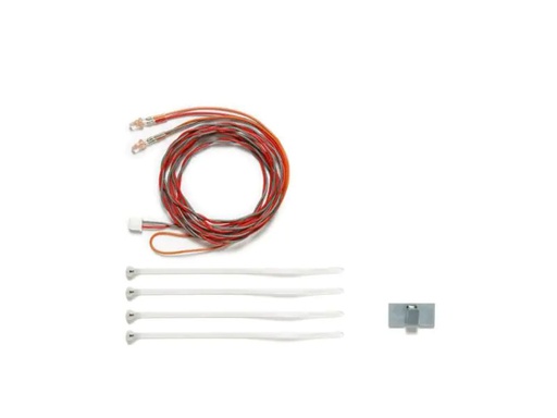 [90202371 879056] Tamiya LED MFC Ø 3 mm Rot, 2 Stück