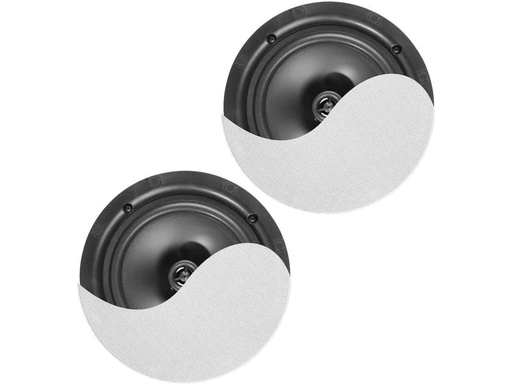 [90202624 1246060] Power Dynamics Deckenlautsprecher NCBT6 2-er Set, 2x 30W, Weiss
