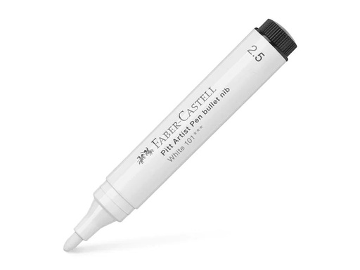 [90202685 1286264] Faber-Castell Tuschestift Pitt Artist Pen Rundspitze Weiss
