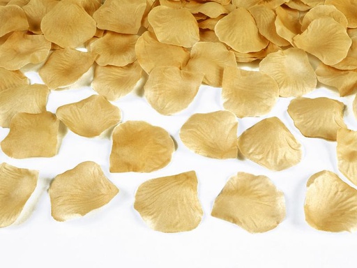 [90202743 1279970] Partydeco Streudeko Rosenblüten 100 Stück, Gold