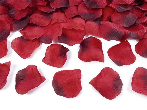 [90202846 1279973] Partydeco Streudeko Rosen mit dunklem Rand, 500 Stück, Rot