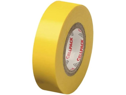 [90202924 1293036] Cellpack AG Isolierband 10 m x 15 mm, Gelb